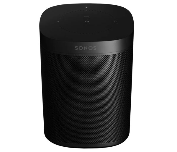 Sonos One Gen 2 Smart Speaker with Alexa & Google Assistant, Bluetooth, Black/White