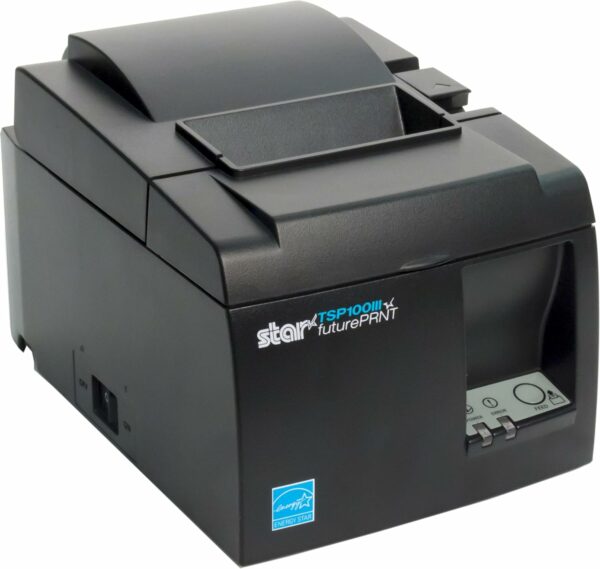 Star Micronics TSP143IIIBi Bluetooth Thermal Receipt Printer with Auto-Cutter, Gray - iOS/Android/Windows Compatible - Image 4