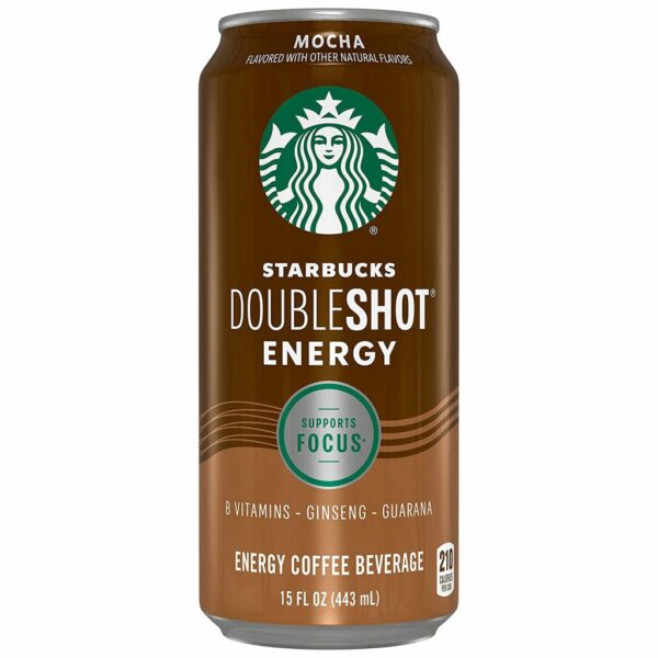 Starbucks Doubleshot Energy Mocha Espresso Coffee, 15 oz Cans, 12 Pack - Image 3