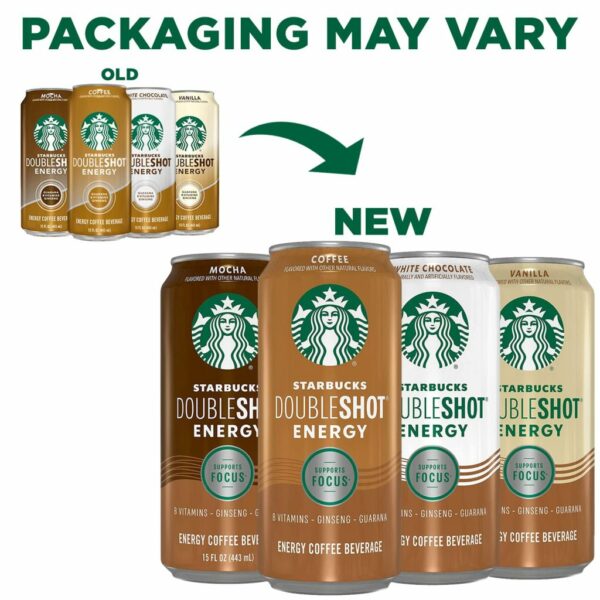 Starbucks Doubleshot Energy Mocha Espresso Coffee, 15 oz Cans, 12 Pack - Image 2
