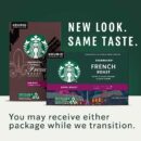 Starbucks French Roast Dark Roast Arabica K-Cup Coffee Pods, 96 Count, Bold Flavor, Low Acidity