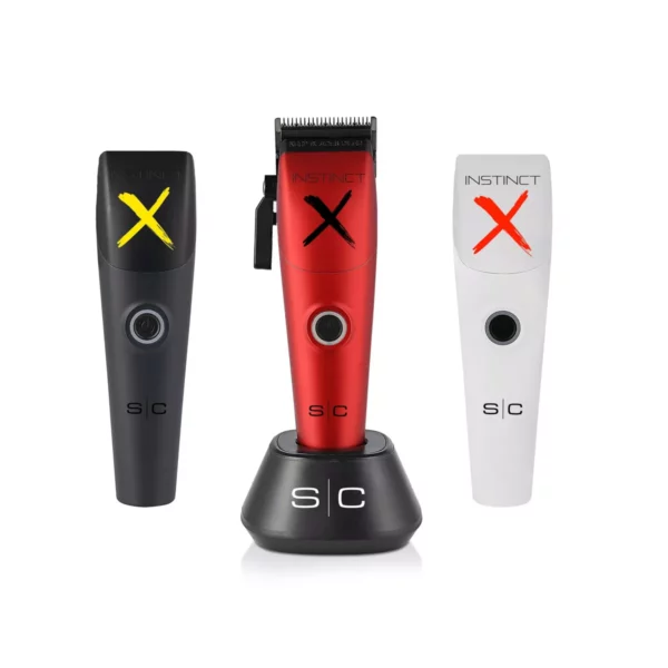 StyleCraft Instinct-X Professional Cordless Hair Clipper, Vector Motor, Carbon DLC Fade Blade, USB-C Charging