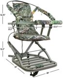 Summit Viper SD Climbing Treestand - Lightweight Aluminum, Foam-Padded Seat, 300 lbs Capacity, Safety Harness Included