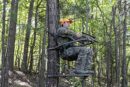 Summit Viper SD Climbing Treestand - Lightweight Aluminum, Foam-Padded Seat, 300 lbs Capacity, Safety Harness Included