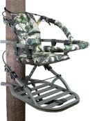Summit Viper SD Climbing Treestand - Lightweight Aluminum, Foam-Padded Seat, 300 lbs Capacity, Safety Harness Included