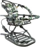 Summit Viper SD Climbing Treestand - Lightweight Aluminum, Foam-Padded Seat, 300 lbs Capacity, Safety Harness Included