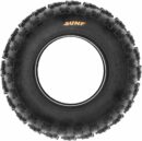 SunF A027 ATV UTV Go Kart Tire Set 22x7-10 Front & 20x10-9 Rear, 6-Ply Tubeless Knobby Sport Tires
