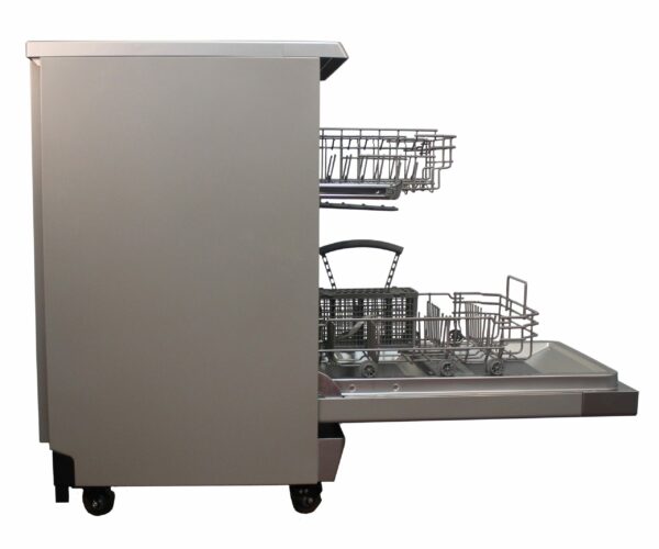 Sunpentown 18" Portable Dishwasher, Stainless Steel, Energy Star, 8 Place Settings, Quick-Connect - Image 2