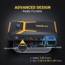 TACKLIFE T8 Car Jump Starter 800A 18000mAh 12V Battery Booster for Gas & Diesel Engines