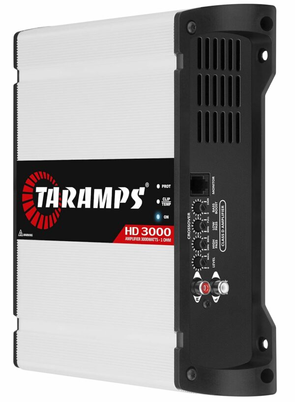 Taramps HD 3000 1-Channel 3000W RMS Class D Car Amplifier with LED Monitor & Crossover - Image 3