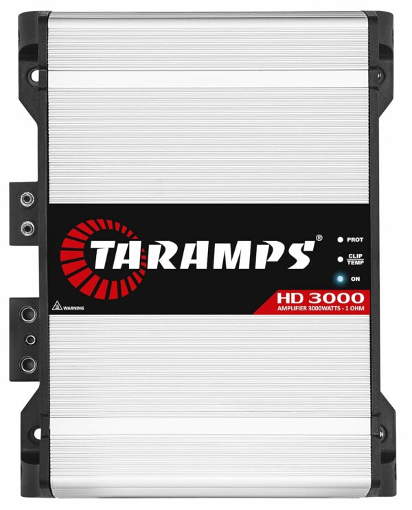 Taramps HD 3000 1-Channel 3000W RMS Class D Car Amplifier with LED Monitor & Crossover