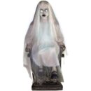 Tekky Toys Darcy 48" Animatronic Tombstone Girl with Light-Up Eyes & Sound for Halloween Decor