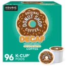 The Original Donut Shop Decaf Medium Roast K-Cup Pods, 96 Count, Kosher, Recyclable