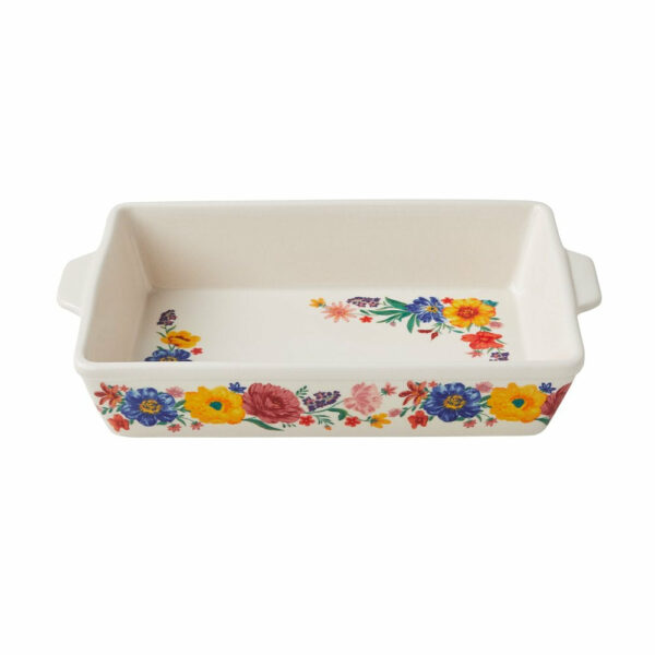 The Pioneer Woman 38-Piece Cookware Set, Teal, Floral Design, Complete Kitchen Solution - Image 6
