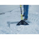 The Snowplow 30" Poly Blade Snow Pusher Shovel with Ergonomic Fiberglass Handle