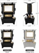 Thous Winds Fire Dance Stainless Steel Oil Lantern, Retro Silver, Outdoor Cooking & Lighting