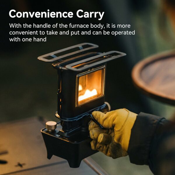 Thous Winds Fire Dance Stainless Steel Oil Lantern, Retro Silver, Outdoor Cooking & Lighting - Image 7