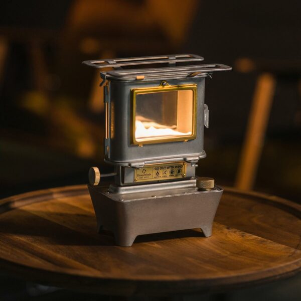 Thous Winds Fire Dance Stainless Steel Oil Lantern, Retro Silver, Outdoor Cooking & Lighting - Image 2