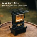 Thous Winds Fire Dance Stainless Steel Oil Lantern, Retro Silver, Outdoor Cooking & Lighting