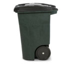Toter 48 Gallon Green Trash Can with Quiet Wheels & Lid - Durable, Recycled, Curbside Compatible