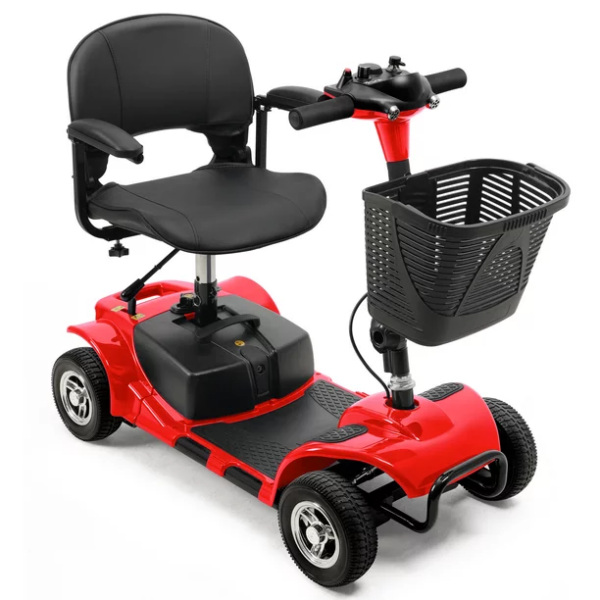 UltraLite A898 4-Wheel Mobility Scooter, Portable, Lightweight, 14-Mile Range
