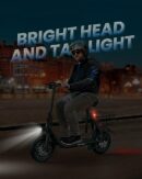 URBANMAX C1 Electric Scooter with Seat, 450W Motor, 22 Mile Range, Foldable, Black, Adult 12" Tires