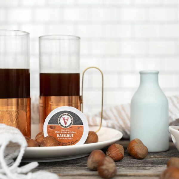 Victor Allen's Hazelnut Blend Medium Roast Coffee Pods, 80 Count, Flavored Arabica, Keurig Compatible - Image 7