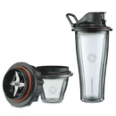 Vitamix Self-Detect Blending Cup & Bowl Starter Kit, 5-Piece, BPA-Free, Black