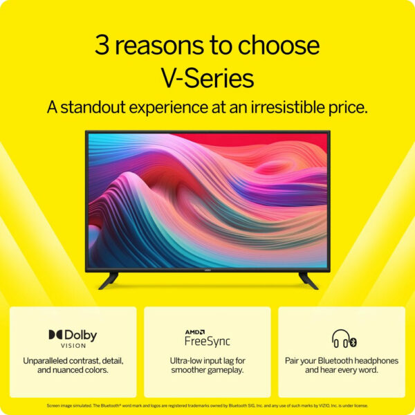 VIZIO 50" V-Series 4K UHD LED Smart TV with Dolby Vision, HDR10, Full Array Backlight, IQ Active Processor, V-Gaming Engine - Image 3
