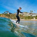 Wavestorm 8ft Classic Foam Surfboard - Wax-Free Soft Top Longboard with EPS Core & 3 Stringers for All Levels