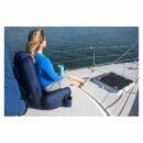 WEST MARINE Go-Anywhere High-Back Portable Seat with Armrests, UV-Resistant, Water-Repellent Fabric