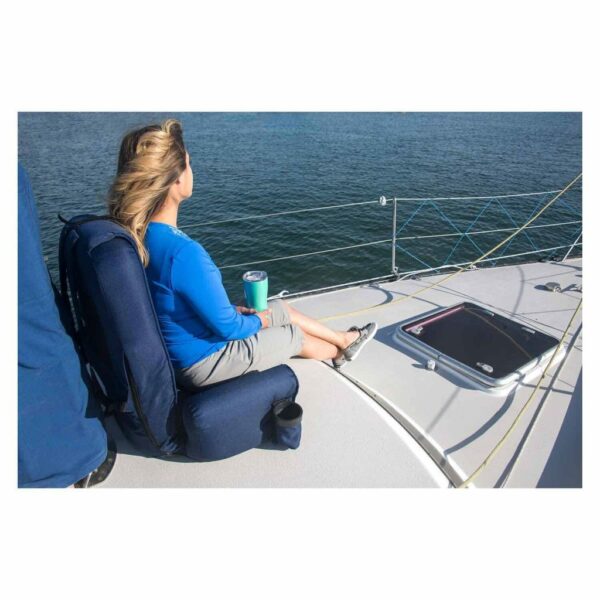 WEST MARINE Go-Anywhere High-Back Portable Seat with Armrests, UV-Resistant, Water-Repellent Fabric - Image 2