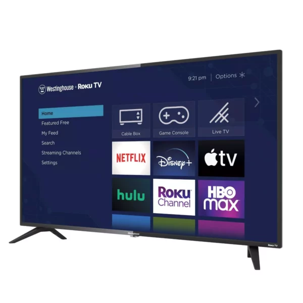 Westinghouse 43" FHD Smart Roku TV 1080p, Voice Control, 3 HDMI, 350+ Channels - Image 2