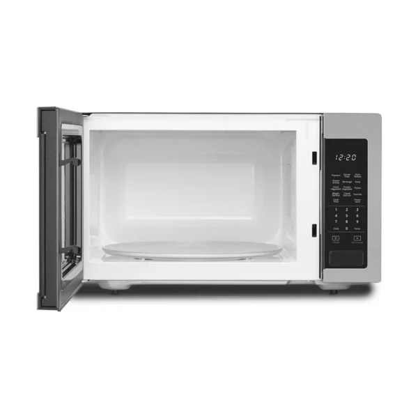 Whirlpool 1.6 Cu. Ft. Stainless Steel Countertop Microwave, 1200W, Sensor Cooking - Image 3
