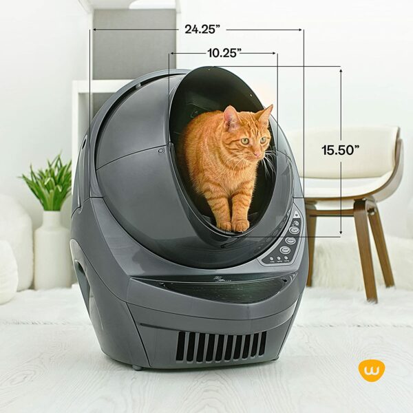 Whisker Litter-Robot 3 Core Bundle - Self-Cleaning Automatic Cat Litter Box with App Control & Accessories - Image 5