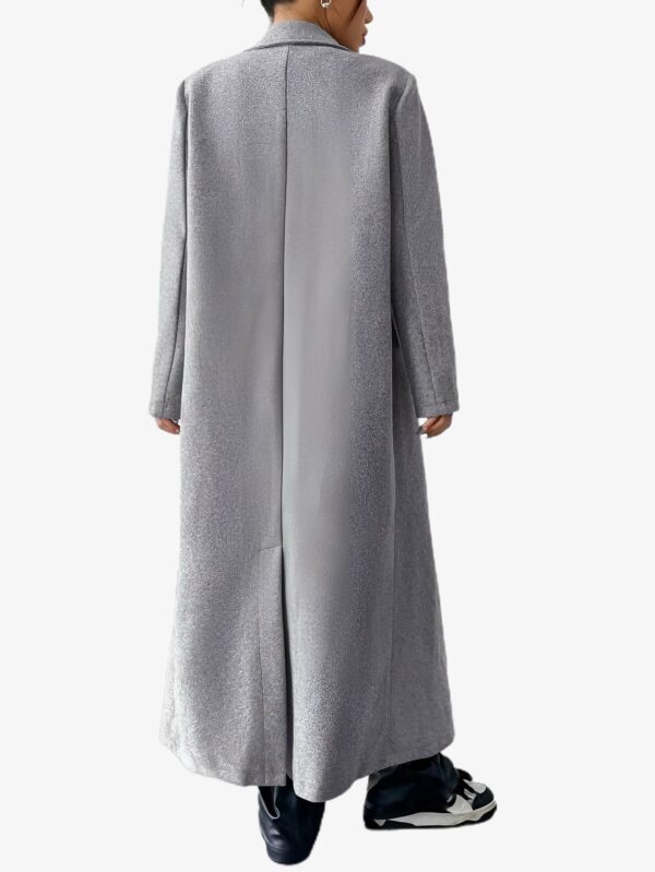 A2 Women's Woolen Double Breasted Long Sleeve Coat - Stylish & Warm - Image 3