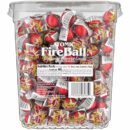 Wonka Atomic Fireballs Candy 240 Count - Cinnamon Jawbreakers, 4.05 lb Tub