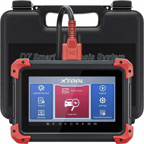 XTOOL D7 OBD2 Scanner, Bidirectional, ECU Coding, 36+ Resets, Android 10, All System Diagnostics