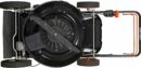 YARDMAX 22" Gas Self-Propelled Lawn Mower, 201cc, 6-Speed CVT, High Wheel RWD, 3-in-1, Black