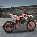yifaeux 50cc Dirt Bike, 2-Stroke, 40 KM/H, Off-Road, Kids & Adults, Red