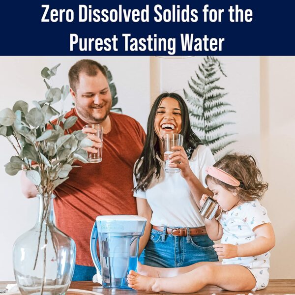 ZeroWater 12-Pack Replacement Filters for Pitchers & Dispensers - NSF Certified, Removes 99.6% TDS, Lead & Heavy Metals - Image 6