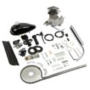 Zimtown 80cc 2-Stroke Engine Kit for 26" Bicycles, Silver White, High-Speed Performance