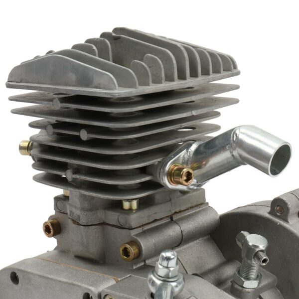 Zimtown 80cc 2-Stroke Engine Kit for 26" Bicycles, Silver White, High-Speed Performance - Image 4