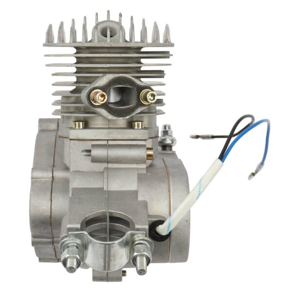 Zimtown 80cc 2-Stroke Engine Kit for 26" Bicycles, Silver White, High-Speed Performance - Image 3