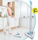 Zippi Sweeper Max Cordless Lightweight Sweeper for Carpet, Hardwood & Tile with Triangular Design and 1000mAh Battery