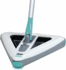 Zippi Sweeper Max Cordless Lightweight Sweeper for Carpet, Hardwood & Tile with Triangular Design and 1000mAh Battery