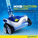 Zodiac MX6 Elite Automatic In-ground Pool Cleaner, Energy-Efficient, Wall Climbing, Suction, Cyclonic Turbine